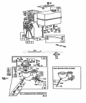 Carburetor AssyFuel Tank Diagram and Parts List for 082432-4070-01  Briggs and Stratton Engine